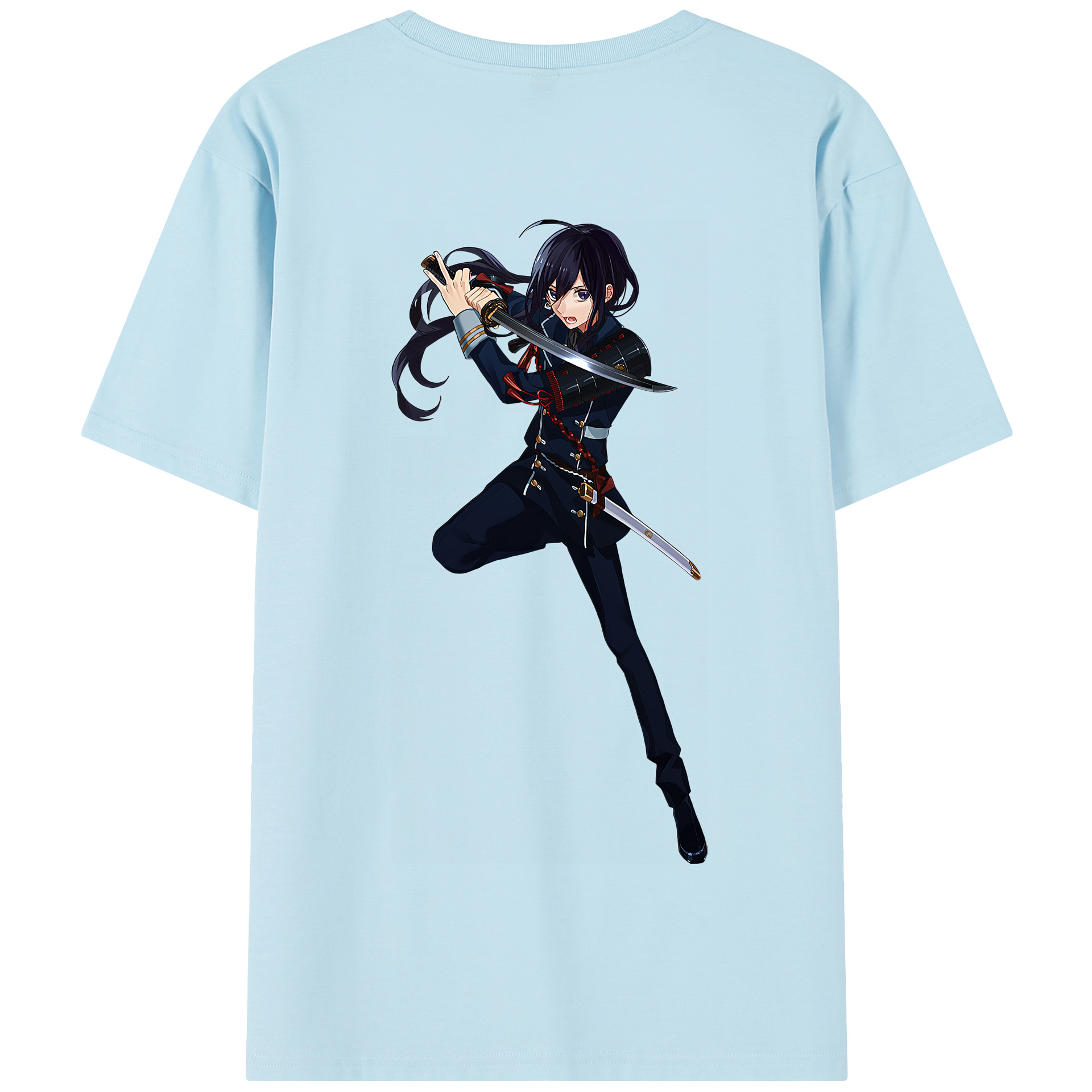 （画像用） 刀剣乱舞 Touken Ranbu 綿100％半袖Tシャツ（背面プリント）